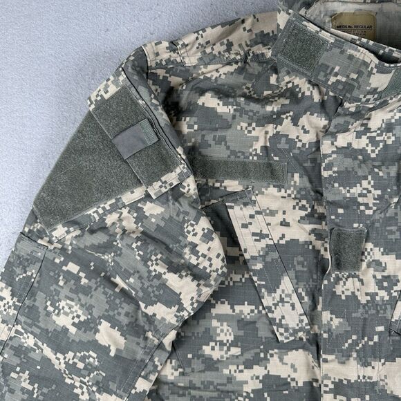 US Military ACU Army Combat Uniform Coat UCP Digital Camo Ripstop‎ Medium Reg - Picture 7 of 16
